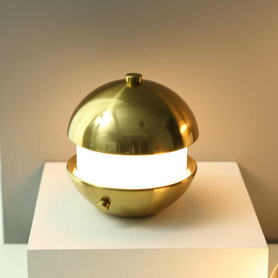 Modern Creative Simple Metal Round LED Table Lamp