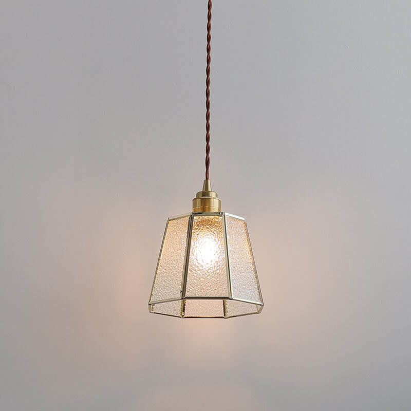 Industrial Iron Crystal Pendant Dekorative 1-Licht-Pendelleuchte 