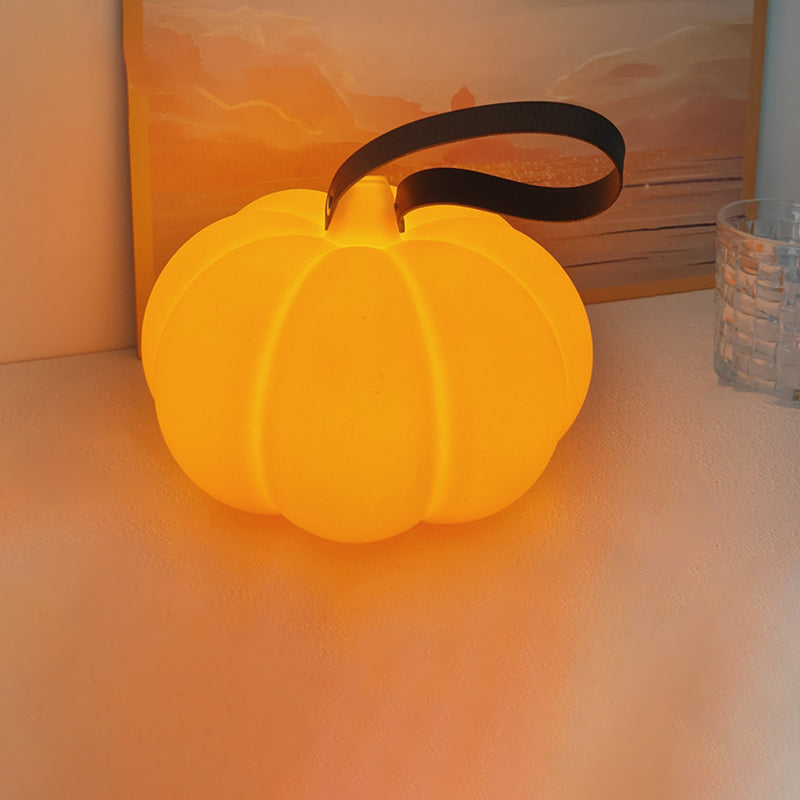 Modern Art Deco Pumpkin PE LED Standing Floor Lamp For Bedroom