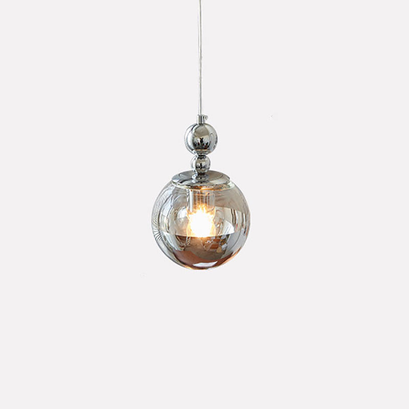 Modern Minimalist Multi Orb Hardware Glass 1-Light Pendant Light For Living Room