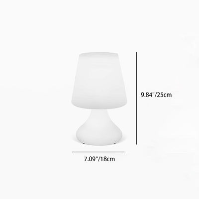 Modern Minimalist PE Cup Shape USB LED Table Lamp Night Light For Outdoor Patio