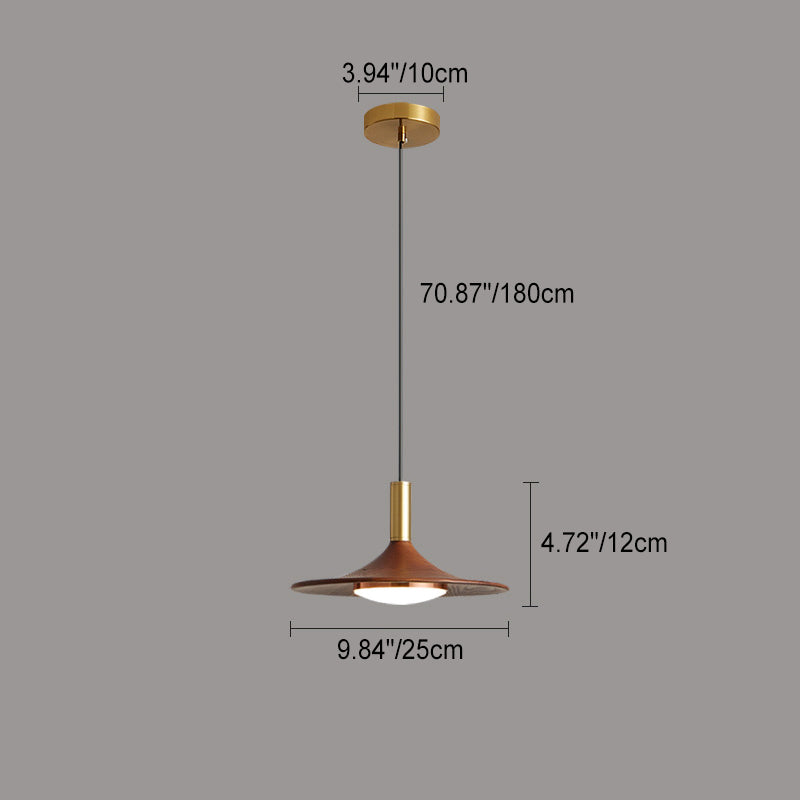 Nordische konische drehbare LED-Pendelleuchte 