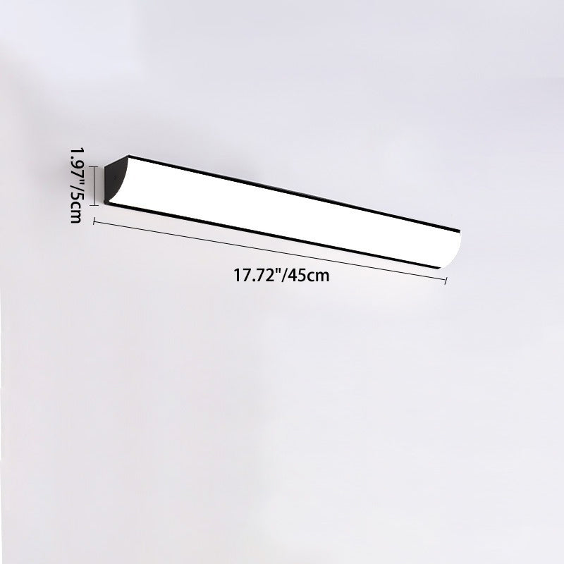 Modern Minimalist Waterproof Acrylic Long Strip LED Outdoor Wall Sconce Lamp For Outdoor Patio