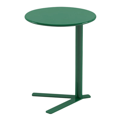 Contemporary Scandinavian Round V Base Iron End Table For Living Room