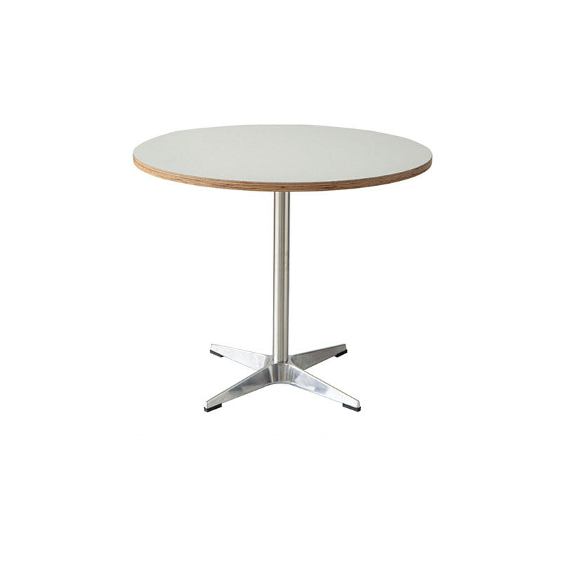 Modern Simplicity Round HDF Carbon Steel Dining Table For 2 Seats