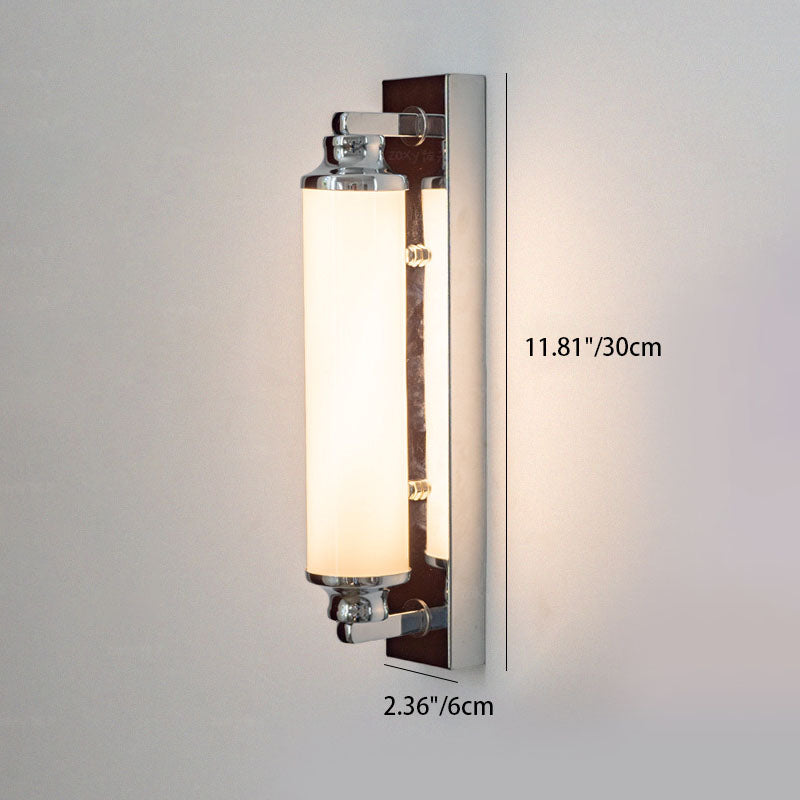 Nordic Minimalist Electroplated Iron Cylinder LED Wall Sconce Lamp