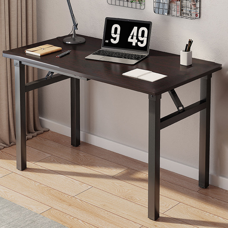 Modern Simplicity Rectangular MDF Steel Desks Foldable For Home Office