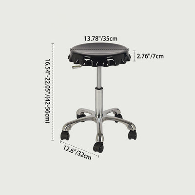 Contemporary Creative Beer Bottle Cap Design Plastic Swivel Bar Stool Height Adjustable Footrest For Dining Room