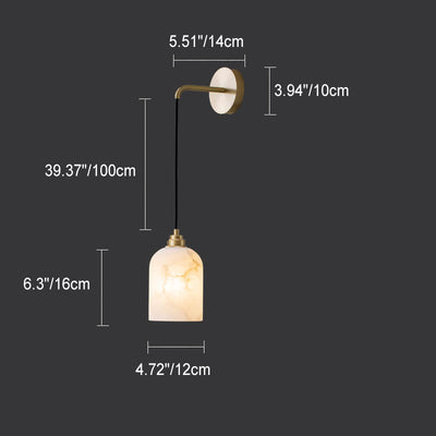 Moderne minimalistische drehbare LED-Wandleuchte