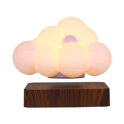 Lampe de table LED Maglev Cloud en plastique créative et moderne 