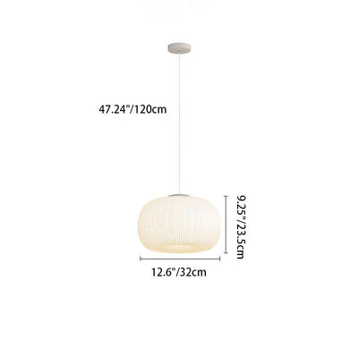 Modern Minimalist Pumpkin Hardware PE 4/5 Light Pendant Light For Living Room