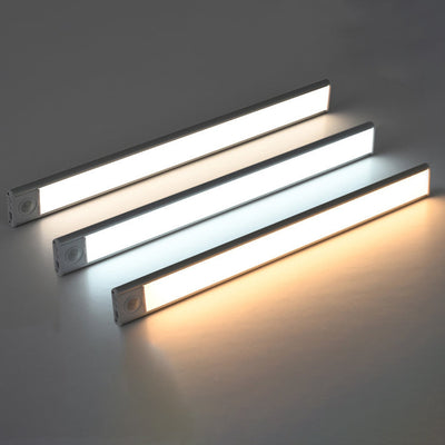 Modern Simplicity Auto-Sensing Aluminum ABS Rectangular LED Wall Sconce Lamp For Study