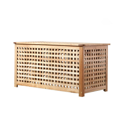 Traditional Japanese Cubic Square Rectangular Wood Metal Coffee Table 1-Storage For Living Room