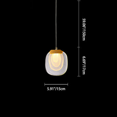 Lustre LED Rond en Cristal d'Aluminium Scandinave Contemporain pour Salon 