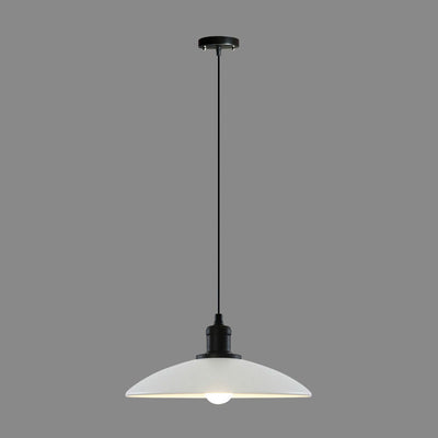 Industrial Simple Personality Wrought Iron Disc 1-Light Pendant Light