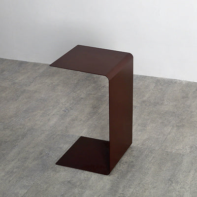 Modern Minimalist C-Shaped Iron Coffee Table For Living Room