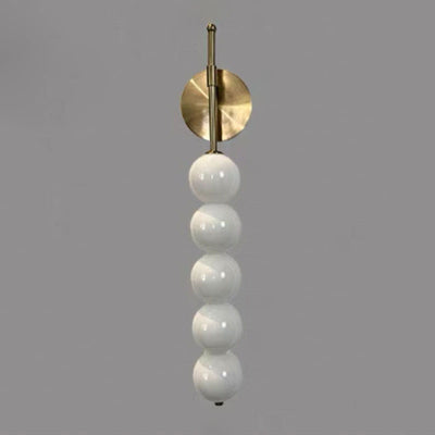 Modern Simplicity Iron Glass Ball 3/5/7-Light Wall Sconce Lamp For Living Room