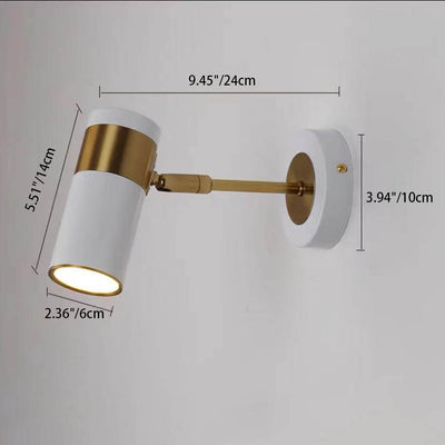 Moderne minimalistische drehbare LED-Wandleuchte