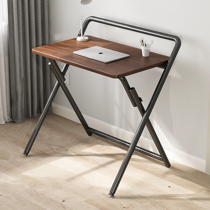 Modern Minimalist Rectangular Steel Wood Side Table 1-Tier For Study