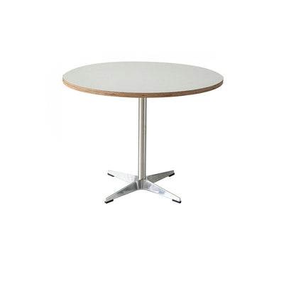 Modern Simplicity Round HDF Carbon Steel Dining Table For 2 Seats