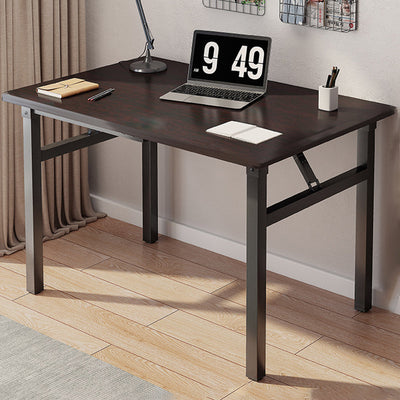 Modern Simplicity Rectangular MDF Steel Desks Foldable For Home Office