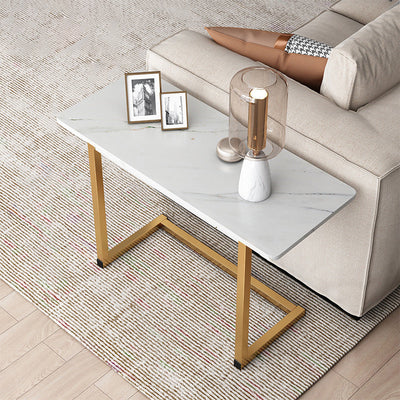 Modern Simplicity MDF Top C-shaped End Table For Living Room