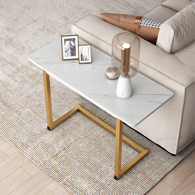 Modern Simplicity MDF Top C-shaped End Table For Living Room