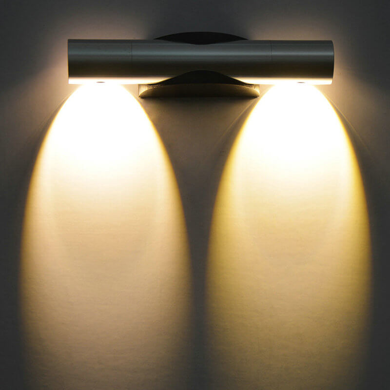 Moderne kreative Dreieck-LED-Wandleuchte aus Aluminium 