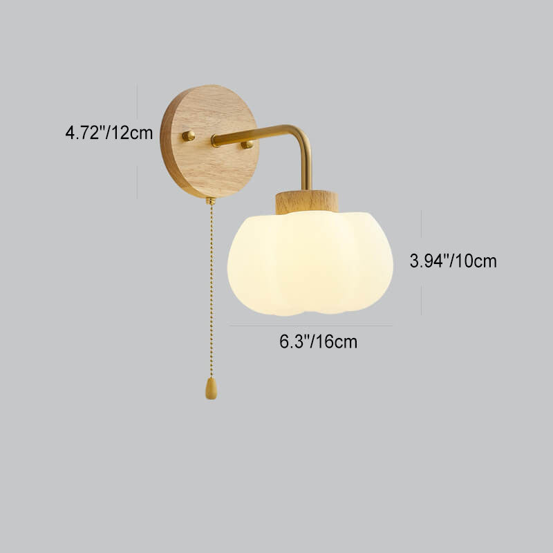 Lampe murale à 1 lumière en fer et bois massif nuages ​​japonais traditionnels pour chambre à coucher 