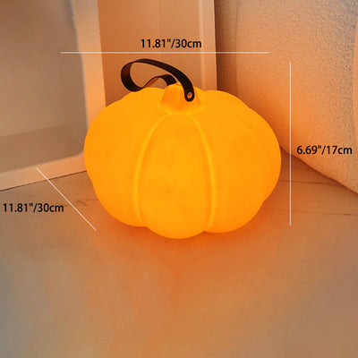 Modern Art Deco Pumpkin PE LED Standing Floor Lamp For Bedroom