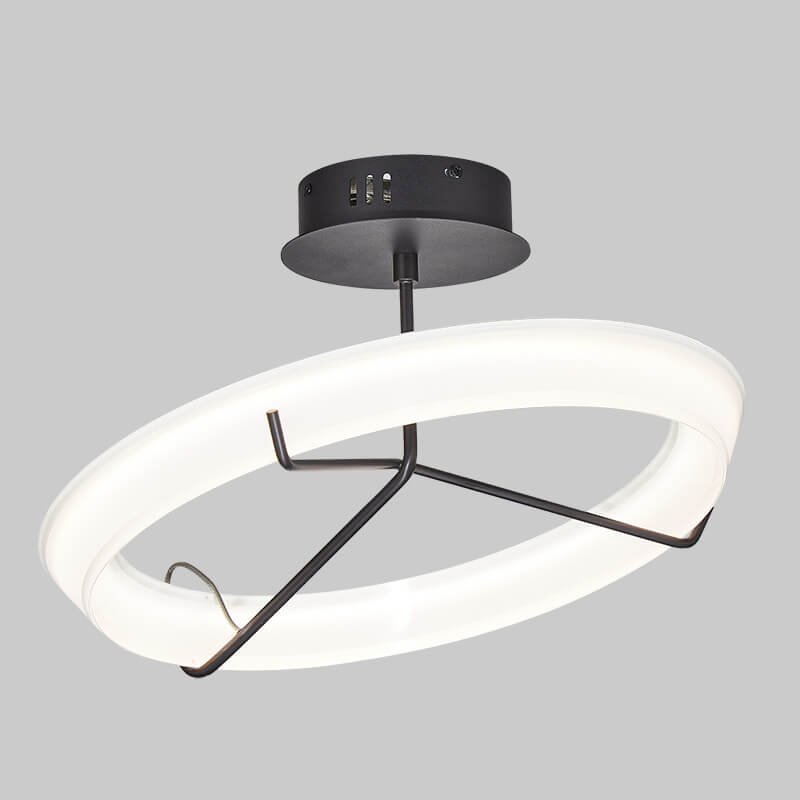 Modern Simplicity Iron Cirque LED Pendant Light For Living Room