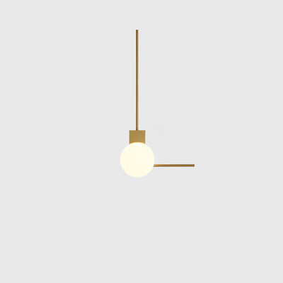 Nordic Modern Iron Geometric Line Ball LED Wall Sconce Lamp