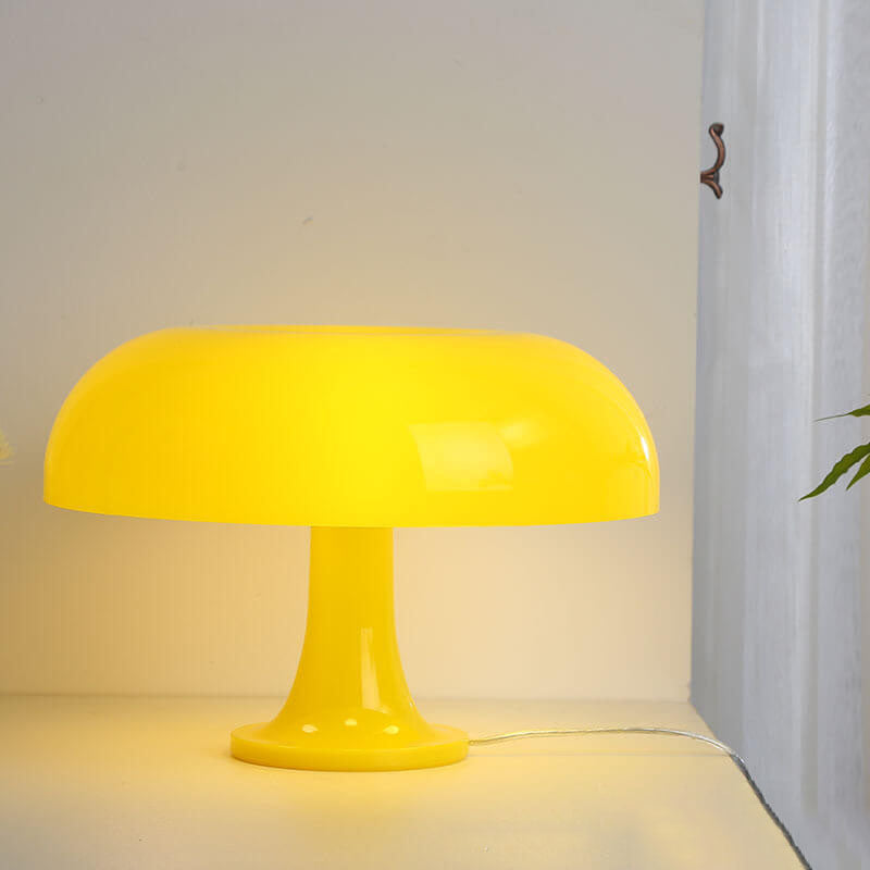 Modern Minimalist Mushroom Polyester Carbonate 4-Light Table Lamp