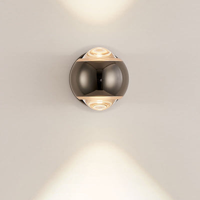 Modern Creative Bedside Iron Sphere LED Wall Sconce Lamp