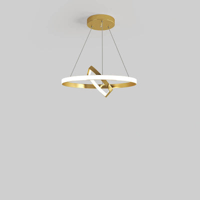 Italian Minimalist Circle Geometry Island Light LED Chandeliers