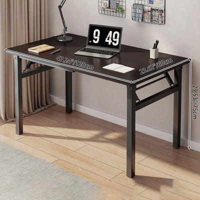 Modern Simplicity Rectangular MDF Steel Desks Foldable For Home Office