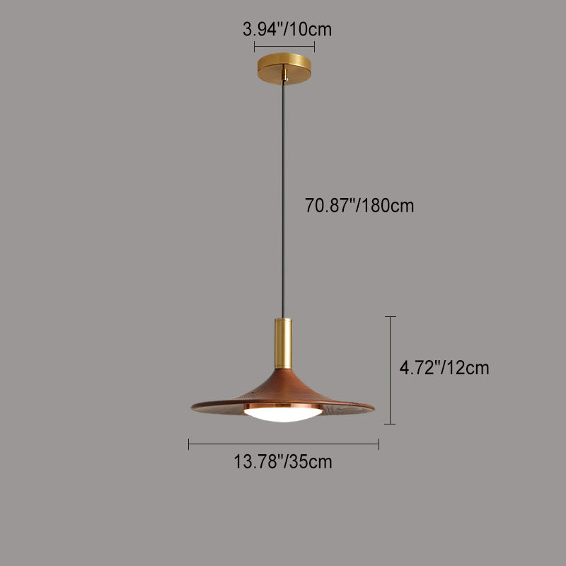 Nordische konische drehbare LED-Pendelleuchte 