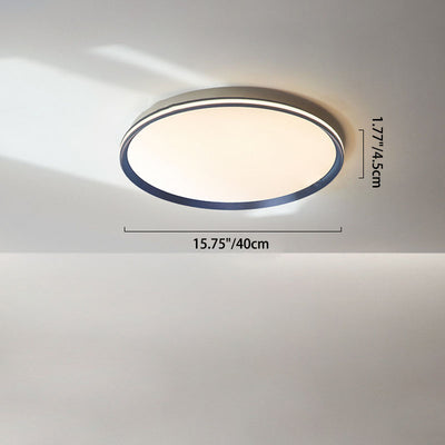 Modern Minimalist Round Acrylic LED Flush Mount Ceiling Light For Bedroom