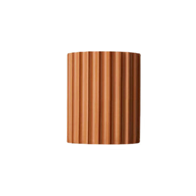 Contemporary Scandinavian Resin Half Column 2-Light Wall Sconce Lamp For Hallway