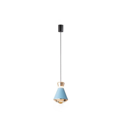 Contemporary Nordic Tapered Aluminum Acrylic LED Pendant Light For Living Room