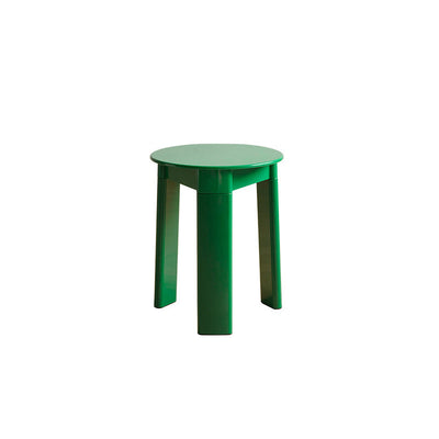 Contemporary Creative Round Rectangular Triangle Base Plastic ABS Low Stool For Living Room