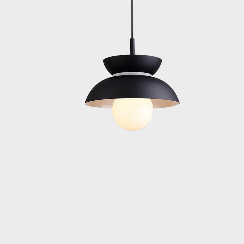 Nordic Minimalist Color Solid Aluminum 1-Light Pendant Light