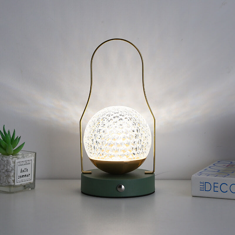 Modern Minimalist Iron Sphere LED Table Lamp