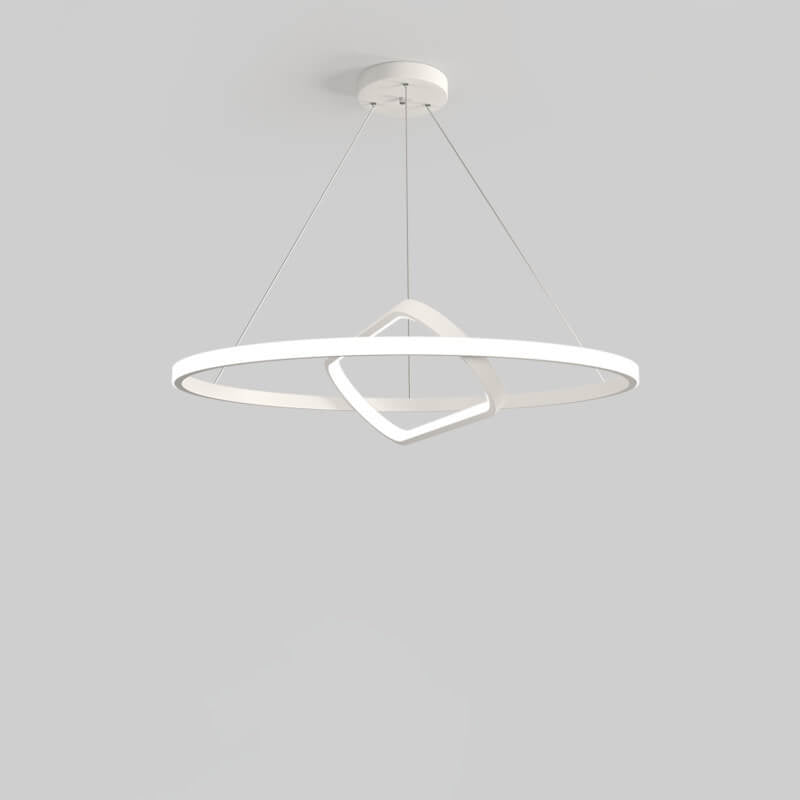 Italian Minimalist Circle Geometry Island Light LED Chandeliers