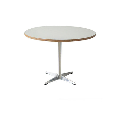 Modern Simplicity Round HDF Carbon Steel Dining Table For 2 Seats