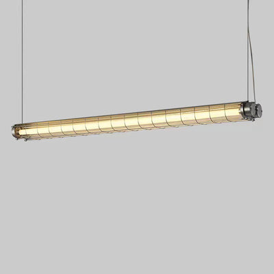 Contemporary Industrial Long Hardware Acrylic 1/2 Light Island Light Chandelier For Dining Room