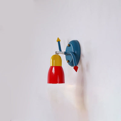 Applique Murale Contemporaine à Flèche en Fer Créatif 1 Lumière pour Chambre 