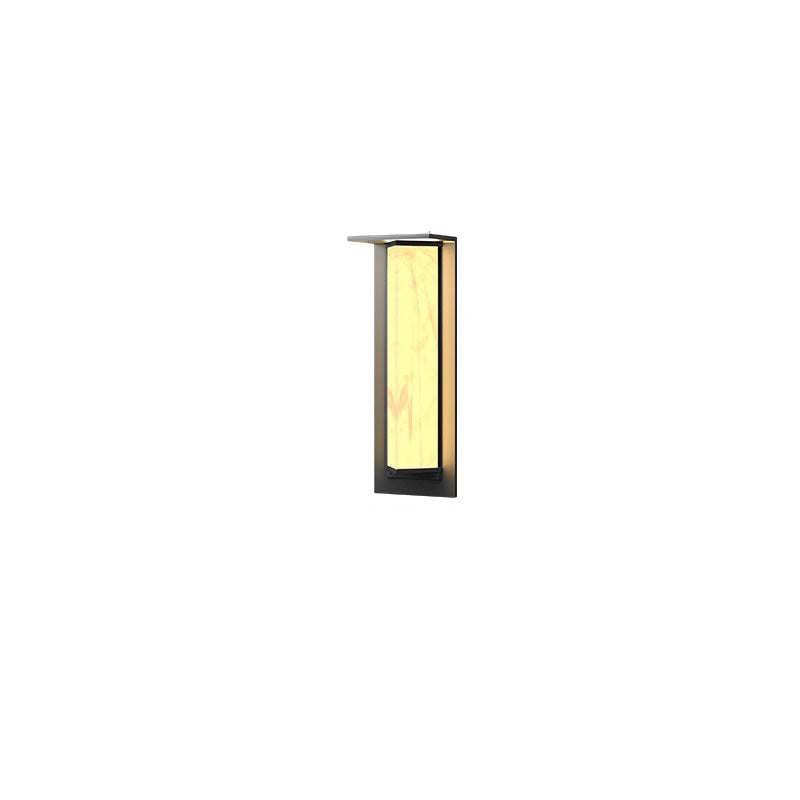 Modern Simplicity Waterproof Solar Stainless Steel Glass PC Triangular Prism LED Outdoor Wall Sconce Lamp For Garden