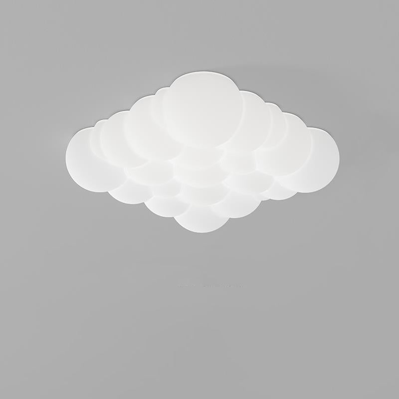 Contemporary Nordic Bubble Hardware Acrylic LED Flush Mount Ceiling Light For Bedroom