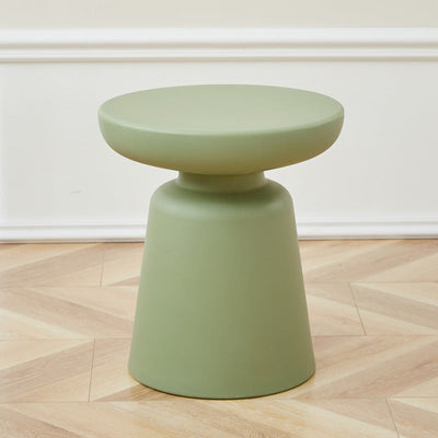 Contemporary Scandinavian PE Mushroom Shape End Table For Living Room